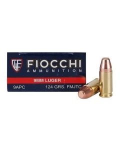 Fiocchi Shooting Dynamics 9mm 115 Grain Full Metal Jacket 1000 Rounds