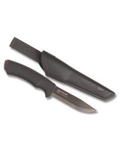 Mora of Sweden Bushcraft Black Force with Thermoplastic Handle and Carbon Steel 4.25" Drop Point Plain Edge Blade Model M-10791