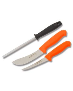 Morakniv Hunting Set 3000 with Rubber Handle and Sandvik Stainless Steel Blades Model M-12098