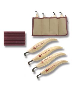 Flexcut Four-Piece Scorp Carving Set (Right Handed)