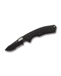 Gerber Order Lockback with Glass-Filled Nylon Handle and 420HC Stainless Steel 3.25"Drop Point Partially Serrated Blade Model 30-001011