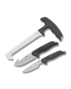 Gerber Moment Field Dress Kit III with Rubberized Handle and Stainless Steel Blades and Nylon Storage Pouch Model 31-002683