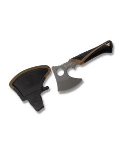 Gerber Myth Hatchet with Glass Filled Nylon Handle and Non-Stick Coated 3CR13 Stainless Steel 3.563" Axe Plain Edge Blade and Plastic Sheath Model 31-002698