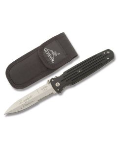 Gerber Applegate-Fairbairn Combat with Black Glass-Filled Nylon Handle and Stainless Steel 4.50" Spear Point Partially Serrated Blade and Ballistic Nylon Belt Sheath Model 05780