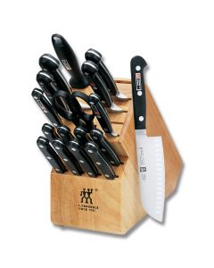 Henckels TWIN Pro "S" 18pc Block Set with BONUS Zwilling Cookbook CD