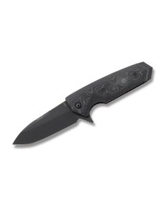 Hogue EX-02 Black G-Mascus G-10 Handle with Black Finish 154CM Stainless Steel 3.75” Spear Point Plain Edge Blade Model 34219