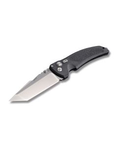 Hogue EX-03 Folder with Black Glass Filled Polymer Handles and Stone Wash Coated 154CM Stainless Steel 4" Tanto Point Plain Edge Blade Model 34340