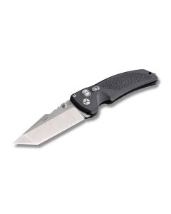 Hogue EX-03 Tanto Folder with Black Glass Filled Polymer Handles and Stonewash Coated 154CM Stainless Steel 3.50"  Tanto Point Plain Edge Blade Model 34360