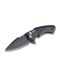Hogue X5 Spear Point Folder with Black 6061-T6 Anodized Aluminum Handle and Black Cerakote CPM-154 Stainless Steel 4" Spear Point Plain Edge Blade Model 34559