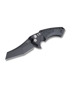 Hogue X5 Wharncliffe Folder with Black 6061-T6 Anodized Aluminum Handle and Black Cerakote CPM154 Stainless Steel 3.50" Wharncliffe Plain Edge Blade Model 34569
