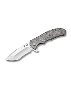 Kizer Knives Seppia with 6AL4V Titanium Handles and Stonewash Coated CPM-S35VN Stainless Steel 3.25" Drop Point Plain Edge Blade Model 3401T 