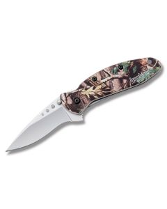 Kershaw Knives Scallion with Realtree Hardwoods HD 6061T-6 Aluminum Handles and Bead Blasted 420HC Stainless Steel 2.375" Clip Point Plain Blade Model 1620C