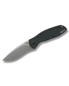 Kershaw Knives Blur with Black 6061-T6 Aluminum Handles and Stoneashed Coated S30V Sainless Steel 3.375" Drop Point Plain Edge Blade Model 1670S30V