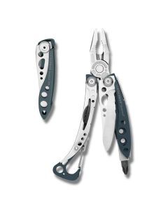 Leatherman Skeletool Combo Set with Denim Blue 6061-T6 Aluminum Handle and 420 Stainless Steel Blades and Tools Model 83244