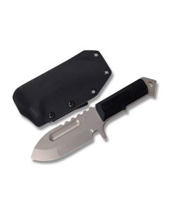 Medford Knives Short Sea Wolf with Black G-10 Handles and D2 Steel 4.50” Spear Point Plain Edge Blades Model MK69DN-08KB