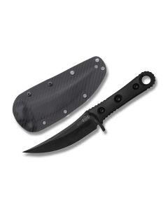 Microtech Borka Blades Collaboration SBK Apocalyptic with G-10 Handle and Black DLC Bohler M390 Stainless Steel 5.375" Skinner Plain Edge Blade Model 200-10APDLC