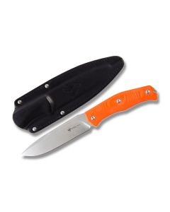 Steel Will Gekko with G10 Handles and N690Co Steel 4.33” Spear Point Plain Edge Blade and Leather Sheath Model 1533