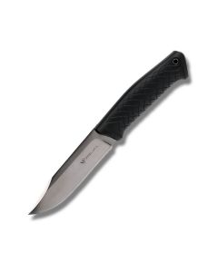 Steel Will Druid with Thermoplastic Elastomer Handles and 9Cr18MoV Stainless Steel 5.12” Clip Point Plain Edge Blade and Leather Sheath Model 210