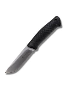 Steel Will Druid with Thermoplastic Elastomer Handles and 9Cr18MoV Stainless Steel 4.33” Drop Point Plain Edge Blade and Leather Sheath Model 220