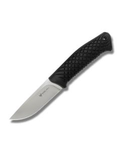 Steel Will Druid with Thermoplastic Elastomer Handles and 9Cr18MoV Stainless Steel 3.54” Drop Point Plain Edge Blade and Leather Sheath Model 225