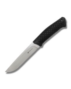 Steel Will Druid with Thermoplastic Elastomer Handles and 9Cr18MoV Stainless Steel 4.92” Drop Point Plain Edge Blade and Leather Sheath Model 250