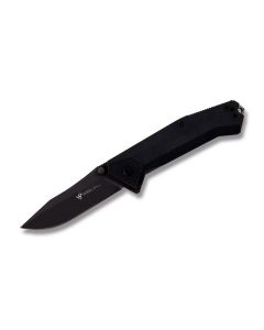 Steel Will Onrush Linerlock with G10 Handles and PVD N690Co Steel 3.70” Clip Point Plain Edge Blade Model 612