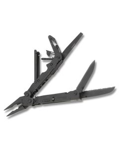 SOG PowerAssist Black with Stainless Steel Construction Model B66-N 