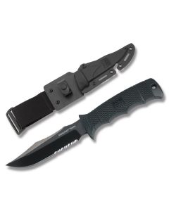 SOG SEAL Pup Elite with Glass Reinforced Handle and AUS-8 Stainless Steel 4.875" Clip Partially Serrated Edge Blade Model E37TN