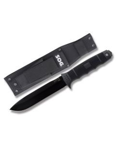 SOG Force Fixed Blade with Glass Reinforced Handle and AUS-8 Stainless Steel 3.063" Drop Point Plain Edge Blade Model SE38-N