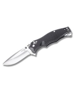 SOG Vulcan with Black Textured Handle and VG-10 Stainless Steel 3.50" Drop Point Plain Edge Blade Model VL-01