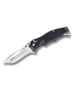 SOG Vulcan Tanto with Textured Black Zytel Handle and VG-10 Stainless Steel 3.50" Tanto Plain Edge Blade Model VL03