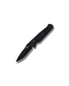 SOG Knives Vision Arc with Black Glass Reinforced-Nylon Handle and Black Titanium-Nitride Coated VG-10 Stainless Steel 3.812" Clip Point Plain Edge Blade Model VS03-BX