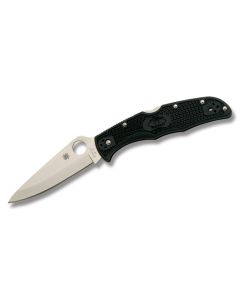 Spyderco Endura 4 with Black FRN Handle with Satin Coated VG-10 Stainless Steel 3.75" Drop Point Plain Edge Blade Model 10PB