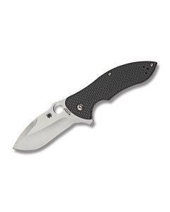Spyderco Rubicon 2 with Carbon Fiber and G-10 Laminate Handles and CPM S30V Steel 3.04" Spear Point Plain Edge Blade Model C187CFP2