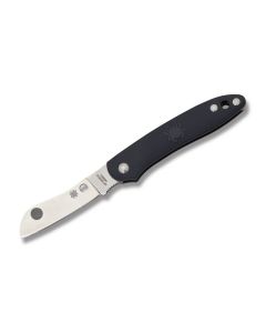 Spyderco Roadie SlipIt with Grey FRN Handle and Satin Coated N690Co Steel 2" Sheepfoot Plain Edge Blade Model C189GY