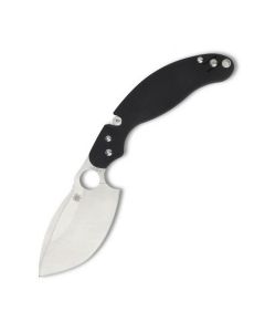 Spyderco Parata Folding Knife with Black G10 Handle and Satin Coated VG-10 Stainless Steel 3.46" Drop Point Blade Model C231GP