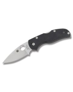 Spyderco Native 5 with Black  G-10 Handle and Satin Coated CPM-S35VN Stainless Steel 3" Drop Point Plain Edge Blade Model C41G5