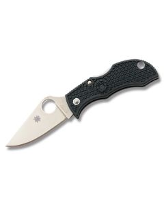 Spyderco Manbug with British Racing Green FRN Handle and Satin Coated ZDP-189 Steel 2.00" Clip Point Plain Edge Blade Model MGRE