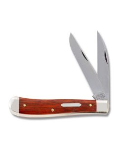 Tidioute Weasel 2 Blade Trapper with Bloodwood Handles and 1095 Carbon Steel Plain Edge Blades