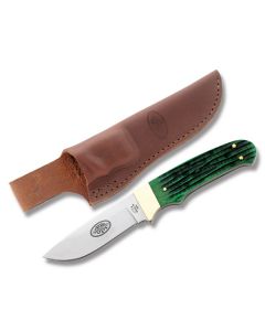 Utica Green Bone Handle "Big Pine" Fixed Blade Hunter