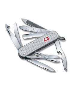 Victorinox Swiss Army Minichamp 2.25" with Alox Handles and Stainless Steel Plain Edge Blades and Tools Model 0.6381.26US2