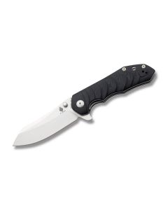 Kizer Knives Sovereign with Black G-10 Handles and VG-10 Stainless Steel 3.50" Reverse Tanto Plain Edge Blade Model V4423A1