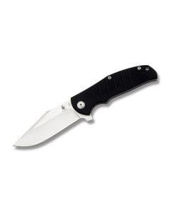 Kizer Knives Intepid with Black G-10 Handles and Satin Coated VG-10 Stainless Steel 3.50" Drop Point Plain Edge Blade Model V4468A1