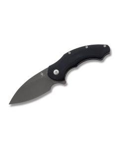 Kizer Knives Roach with Black G-10 Handles and Gray Powder Coated VG-10 Stainless Steel 3.50" Drop Point Plain Edge Blade Model V4477A1