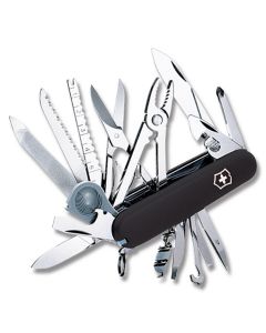 Victorinox SwissChamp 3.625" with Black Composition Handle and Stainless Steel Blades and Tools Model 5070B