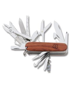 Victorinox Swiss Army Swisschamp 3.563" with Hardwood Handle and Stainless Steel Blades and Tools Model 53526