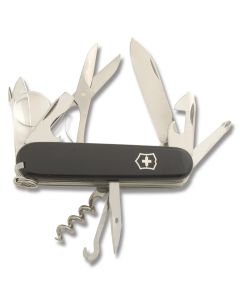 Victorinox Swiss Army Explorer 3.625" with Black Composition Handle and Stainless Steel Blades and Tools Model 53793