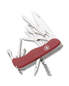 Victorinox Swiss Army Hercules 4.439" with Red Composition Handle and Stainless Steel Blades and Tools Model 54751