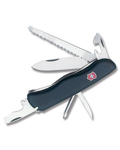 Victorinox Swiss Army Trekker 4.439" with Black Composition Handle and Stainless Steel Blades and Tools Model 54854