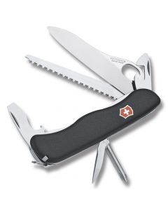 Victorinox Swiss Army Trekker 4.439" with Black Composition Handle and Stainless Steel Blades and Tools Model 54875